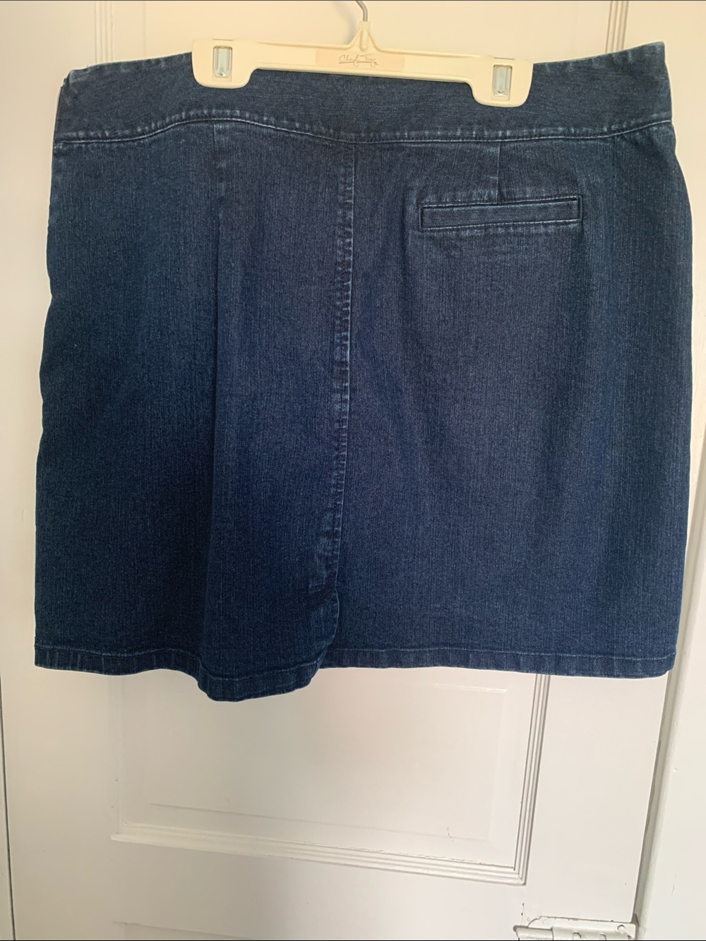 Classic Dark Blue Denim Skort - Picture 2 of 7